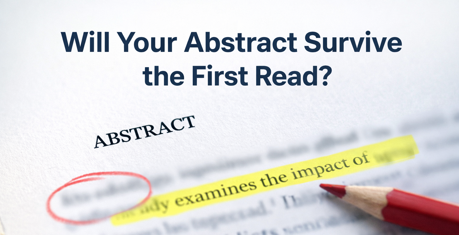 Abstracts That Survive the Editor's First Read